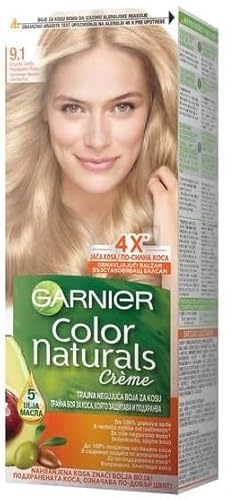 Crema Nourishing Color Naturals - N° 9.1 Ash Very Light Blonde, confezione da 3