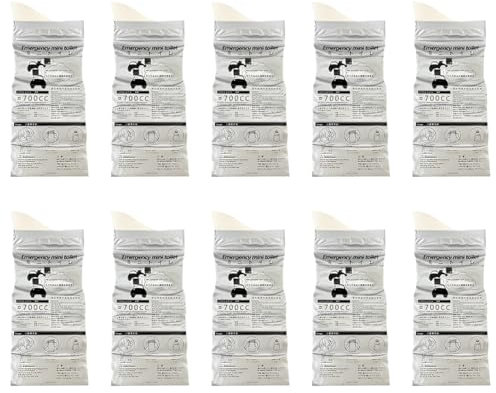 AOEVUIR 10 Pcs Sacs d'Urine Jetables 700ml, Sacs à Urines Sacs de Pipi de Camping Voyages Auto Vomissements Sac a Vomi Toilette Portable Urinoir pour Femmes Fommes Enfants