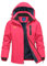 donhobo Giacca invernale da donna, antivento, impermeabile, in softshell, in caldo pile, con cappuccio rimovibile, Rosa, XL