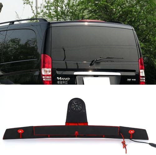 Auto Dritte Dach Top Mount Bremsleuchte Kamera HD wasserdichte Nachtsicht Bremslicht Rückfahrkamera für Mercedes Benz Viano Vito W639 V6 Van Transporter 3 Bremslicht/Brake Light 2003-2014