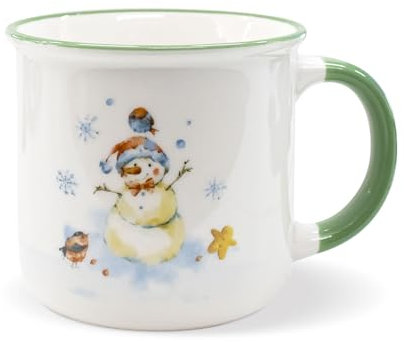 Isabelle Rose Weihnachtstasse Vintage Tasse mit Henkel Weihnachtsdekor aus Keramik 6942