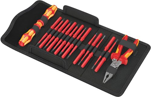 VDE Slim Interchangeable Blade Screwdriver Set, 17 in Pack