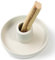 BEYLAB Palo Santo Porte-encens pour bâtons d'encens Palo Santo - Brûleur en Bois - Méditations - Yoga - avec récupérateur de Cendres - Moderne et Minimaliste - Blanc Pur