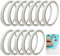 Wonvify - Lote de 12 rollos de doble cara, 8 mm x 10 m, cinta adhesiva de doble cara, papel para costura, artesanía, trabajo manual, artesanal