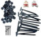 50/100/150 Pcs Nylon Universal Cable Tie Buckle, Multipurpose Plastic Cable Ties Buck, Heavy Duty Buckle Self Locking Cable Ties Holder for Car Repair, Home, Office, One-Button Fastening (100pcs)