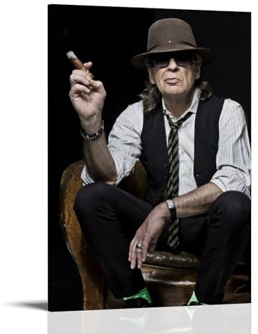 Udo Lindenberg Singer Art Poster Dekorative Malerei Leinwand Wandkunst Wohnzimmer Poster Schlafzimmer Malerei,Wandkunst Bilddruck Moderne Familienzimmer Dekor 12x18inch(30x45cm)