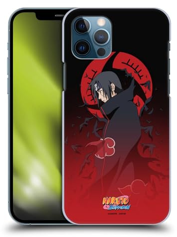 Head Case Designs Offizielle Naruto Shippuden Itachi Uchiha Darsteller Kunst Harte Rueckseiten Handyhülle kompatibel mit Apple iPhone 12 / iPhone 12 Pro
