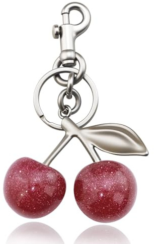 Porte-clés en forme de cerise pour sac à main, accessoires de cerise, idées d'anniversaire pour la fête des mères