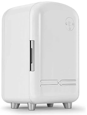 Mini Makeup Fridge,12 Liter Portable Beauty Fridge, Portable Beauty Makeup Skincare Fridge,facial mask refrigerator thermostat skin care product,For Cosmetics Bedroom(White)