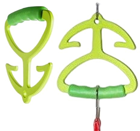 gifyym Porte-Sac de Courses, Porte-Sac Résistante, Ensemble Réutilisable Antidérapant 2 Pièces pour Pique-Nique Camping Linge Courses Voyage Livraison