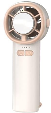 Tragbarer Ventilator für Reisen, 3 Geschwindigkeiten, Camping-Ventilator, Halbleiter, wiederaufladbar, Windgebläse für Zuhause, Schreibtisch, Sport, , Camping, Auto, Damen, Herren, drinnen und