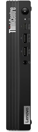 Lenovo ThinkCentre M70q Gen 3 Tiny PC – i5-12400T (6 Cores, 1.8/4.2GHz), 1TB PCIe Gen 4.0x4 NVMe, 16GB DDR4, Intel UHD Graphics 730, GbE, WIFI 6 & Bluetooth 5.1, Windows 11 Pro (Renewed)