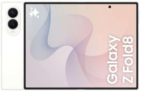 Samsung Galaxy Z Fold8, 512GB, Cream [Versione Italiana] | 3 anni di Garanzia, Nuovo Formato, Rapporto Display Esterno 10:16 | Interno 4:3, Processore potente, 4800 mAh, Camera 50MP