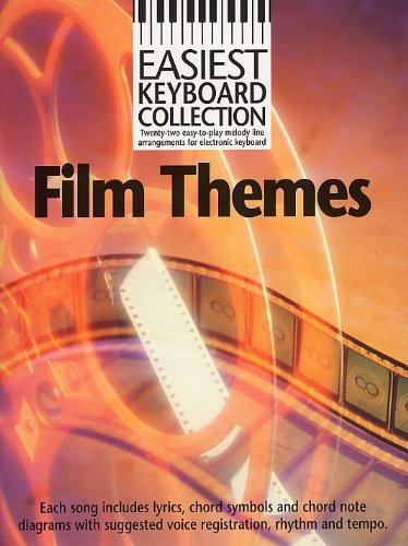 Easiest Keyboard Collection Film Themes Lyrics Chords Books