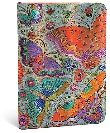 Laurel Burch Schmetterlinge - Notizbuch Midi Liniert - Paperblanks