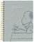 Graphique Snoopy Spiral-Tagebuch aus veganem Leder