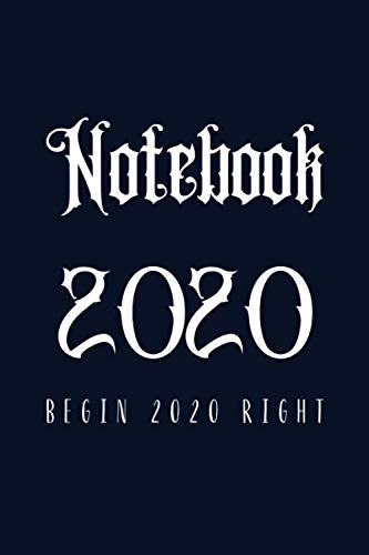 Notebook 2020 organizer 6x9