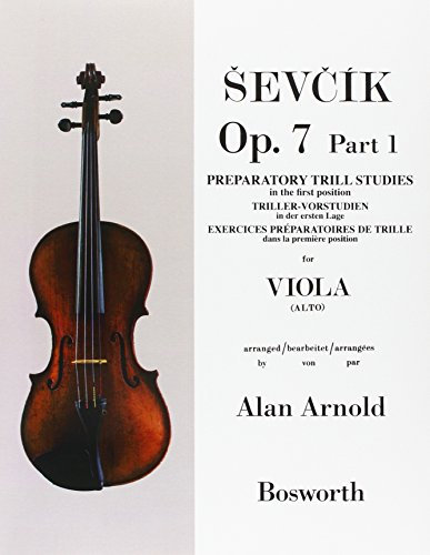 Sevcik Viola Studies Op.7 Part 1: Preparatory Trill Studies [Lingua inglese]