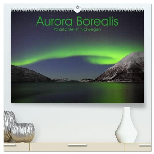 Aurora Borealis: Polarlichter in Norwegen (hochwertiger Premium Wandkalender 2026 DIN A2 quer), Kunstdruck in Hochglanz: Farbenprächtiges Lichtspiel am Polarkreis (CALVENDO Natur)