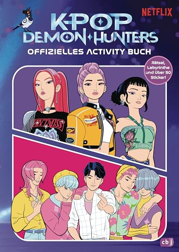 KPop Demon Hunters – Offizielles Activity Buch: Rätsel, Labyrinthe und über 50 Sticker - Originalbuch zum oscarprämierten Netflix-Hit (KPop Demon Hunters-Serie, Band 4)
