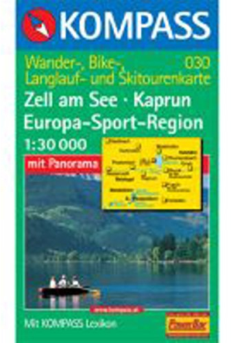 Zell am See, Kaprun: Wandern, Rad, Langlauf, Skitouren. Mit Panorama. GPS-genau. 1:35.000