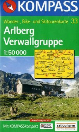 Kompass Karten, Arlberg, Nördliche Verwallgruppe: Mit Kurzführer und alpinen Skirouten. 1:50000 (KOMPASS Wanderkarte)