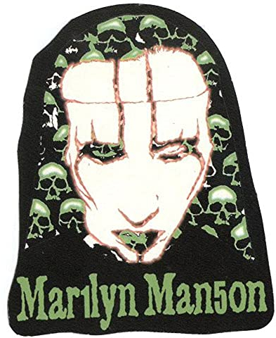 MARILYN MANSON Aufkleber SKULLS Sticker 7,5 x 9 cm