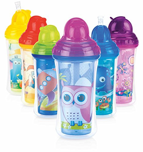 Nûby 100965 Baby Trinkbecher, 300 ml, mehrfarbig