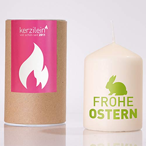 kerzilein Flämmchen, grün, Frohe Ostern