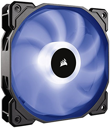 Corsair SP120 RGB - Ventilador de PC (120 mm, iluminación LED RGB), Paquete Individual