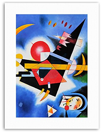 IM BLAU IN BLUE BY WASSILY KANDINSKY Poster Picture Canvas art Prints