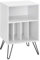 Ameriwood Concord Turntable Stand, Wood Look White