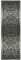 Maples Rugs Pelham Läuferteppich, Vintage-Stil, rutschfest, waschbar, für Flur, Eingangsbereich, 61 x 182,9 cm, Grau (Grey Tonal)