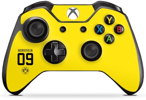 DeinDesign Skin kompatibel mit Microsoft Xbox One Controller Folie Sticker Borussia Dortmund BVB Offizielles Lizenzprodukt