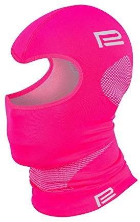 Prosske PSS Sturmhaube Thermo EXTREM 2.0 Damen Herren Kinder Skihaube Balaclava viele Farben (rosa-grau, L/XL)