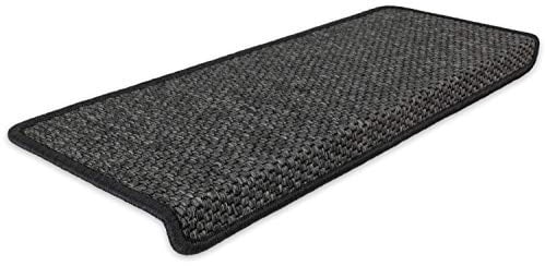 Kettelservice-Metzker Stufenmatten Treppenmatten Göteborg Rechteckig Anthrazit 30 Stück im Set