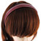 axy Haarreif Classic Vintage Leder Haarreifen Leather Hair band HR27CS (Weinrot)