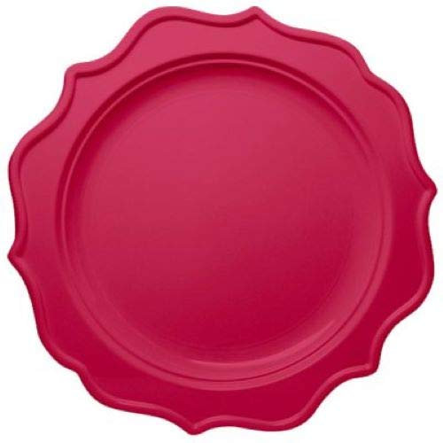 Decorline Festive Speiseteller, 20,3 cm, Fucsia, 24 Stück