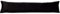 Classic Home Store Velvet Draught Excluder French Patio Door Extra Long Soft Draft Stopper 3ft (Black)