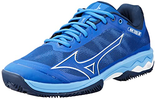Mizuno Herren Welle übertrifft Licht CC Sneaker, Trueblue White Dressblues, 41 EU
