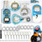 YIYICO Resina Stampo per Apribottiglie Kit di Stampi per Apribottiglie Stampo in Silicone Apribottiglie con 10 Apribottiglie Accessori e Portachiavi per Creativo Apribottiglie Fai Da Te in Resina
