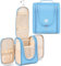 BOACAY Trousse de Toilette Femme, Homme, Enfant, Sac de Voyage Cosmétique à Suspendre, Vanity Souple et Pliable pour la Douche ou Maquillage