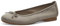 Jana Damen Ballerinas Elegant Vegan, Grau (Stone), 36 EU