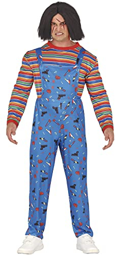 FIESTAS GUIRCA Böser Bub Killer Puppe Kostüm – Kostüm Halloween Herren Größe 48-50 M
