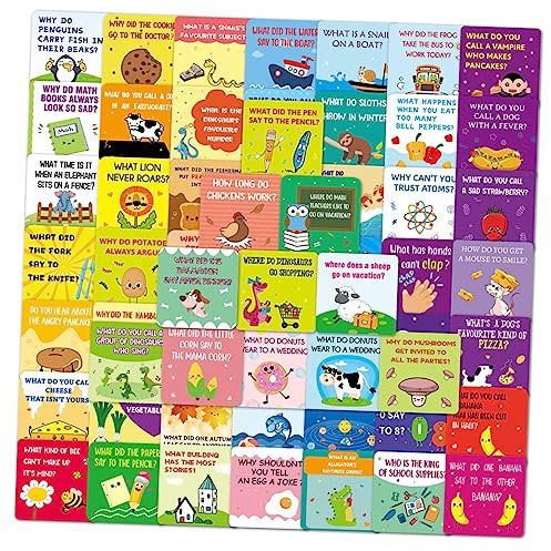 CAXUSD 60stücke Motivationskarten Für Junge Mädchen Lustige Lunchbox-karten Mit Inspirierenden Botschaften Mini Notizkarten Für Schulmittagessen Für Jungen Und Mädchen