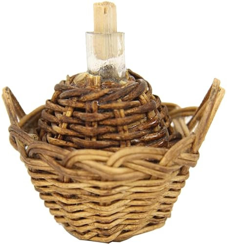 FADEDA Weinballon/Höhe:4 cm/handbemalt/detailgetreue Krippen Figuren - Weihnachten Tisch Dekoration Krippe Zubehör