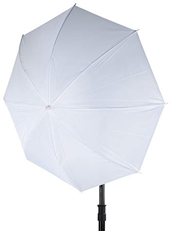 Ombrello Morbido Bianco Traslucido da 33 Pollici per la Fotografia, Diffusore di Luce Flash da Studio, per Servizi Fotografici Professionali