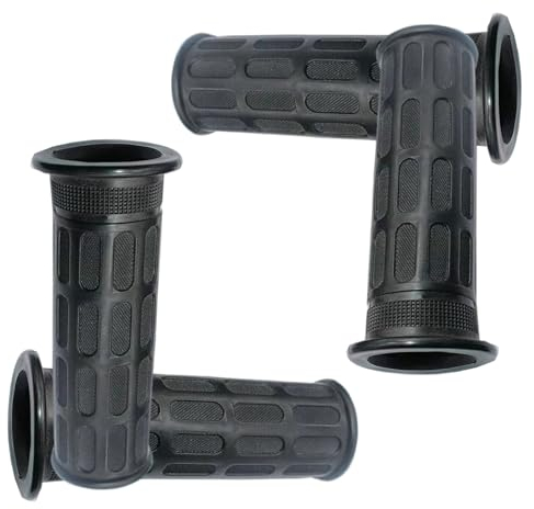 4 Stück Schubkarrengriffe, Schubkarre Griffe, 25 mm Gummi Karrengriff, für Fahrrad, Rollstuhl, Motorrad