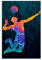 Abstraktes Volleyball-Poster, Wandkunst-Poster, Geschenk für Freunde, Schlafzimmer, Wohnzimmer, Dekoration, modernes ästhetisches Poster, dekorative Malerei, Leinwand, Wandposter und Kunstdruck,