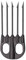Abysstar Pesca Sub 5 Punte Acciaio Armonico Fiocina pêche sous 5 Pointes Base Nylon Acier harmonique Adulte Unisexe, Bruni